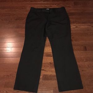 Express Bootcut Editor Low Rise Stretch Pants
